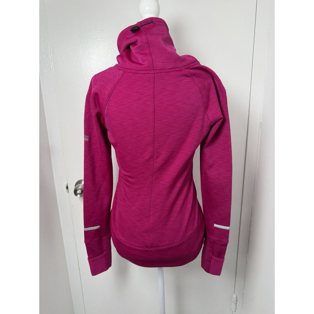 VSX Victoria’s Secret Sport Hoodie XS Pink Fleece Thumbhole Pullover Jacket - Picture 7 of 11